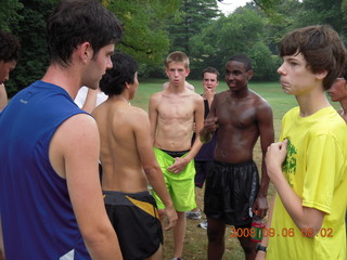 CHS-XC - Curtis Arboretum - Adam in new Nike-Waffle cross-country shoes