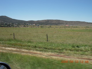 road on the way to Pine Valley, Utah