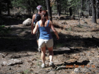 Dustin and Marcelle hiking at Pine Valley, Utah