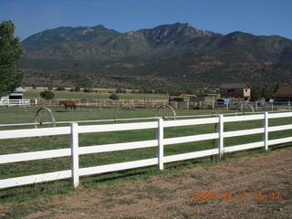 run from Kathe's and Reggie's place in Central, Utah