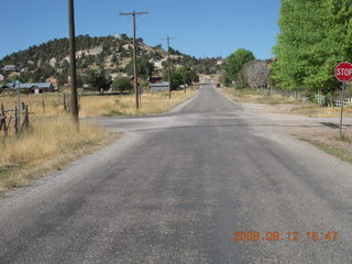 run from Kathe's and Reggie's place in Central, Utah