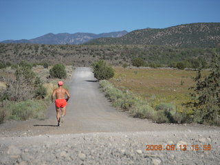 Adam - run from Kathe's and Reggie's place in Central, Utah - back