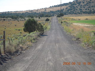 Adam - run from Kathe's and Reggie's place in Central, Utah