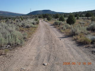 run from Kathe's and Reggie's place in Central, Utah