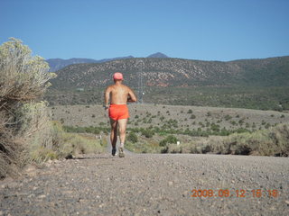 Adam - run from Kathe's and Reggie's place in Central, Utah - back