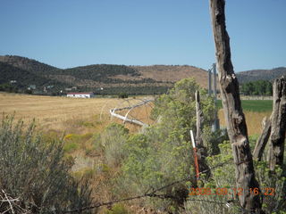 run from Kathe's and Reggie's place in Central, Utah