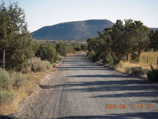 run from Kathe's and Reggie's place in Central, Utah