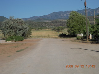 run from Kathe's and Reggie's place in Central, Utah