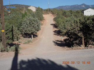 run from Kathe's and Reggie's place in Central, Utah