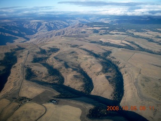 13 6n5. aerial - Washington, Idaho, Oregon flight - Snake River canyon