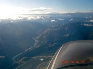 18 6n5. aerial - Washington, Idaho, Oregon flight - Snake River canyon