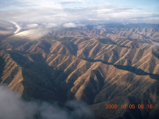 22 6n5. aerial - Washington, Idaho, Oregon flight - Snake River canyon - Hells Canyon