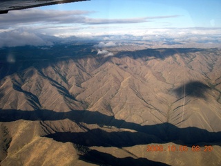 27 6n5. aerial - Washington, Idaho, Oregon flight - Snake River canyon - Hells Canyon