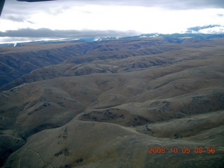 57 6n5. aerial - Washington, Idaho, Oregon flight - Snake River canyon - Hells Canyon