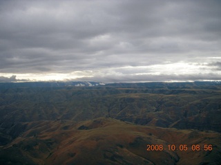 58 6n5. aerial - Washington, Idaho, Oregon flight - Snake River canyon - Hells Canyon