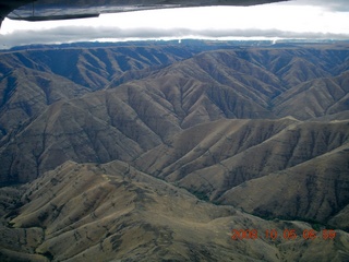 63 6n5. aerial - Washington, Idaho, Oregon flight - Snake River canyon - Hells Canyon