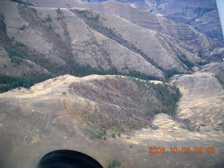 76 6n5. aerial - Washington, Idaho, Oregon flight - Snake River canyon - Hells Canyon