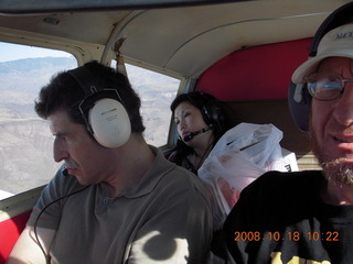 Richard, Jane, and Abigail flying in N4372J