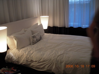 Mondrian Hotel bed