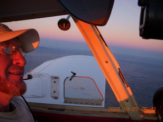3 6nr. Adam flying N4372J at sunrise