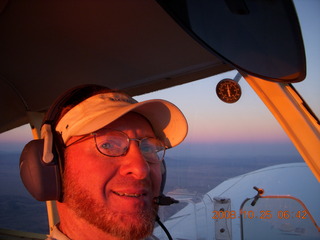 7 6nr. Adam flying N4372J at sunrise