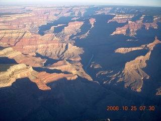 20 6nr. aerial - Grand Canyon just after sunrise