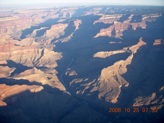 21 6nr. aerial - Grand Canyon just after sunrise