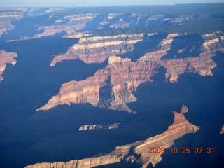 25 6nr. aerial - Grand Canyon just after sunrise