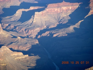 27 6nr. aerial - Grand Canyon just after sunrise