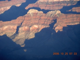 34 6nr. aerial - Grand Canyon just after sunrise