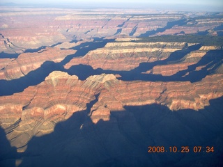 37 6nr. aerial - Grand Canyon just after sunrise
