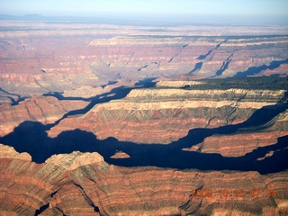 38 6nr. aerial - Grand Canyon just after sunrise