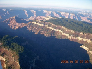 43 6nr. aerial - Grand Canyon just after sunrise
