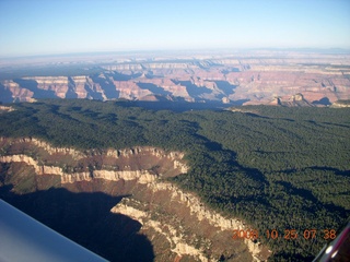 44 6nr. aerial - Grand Canyon just after sunrise