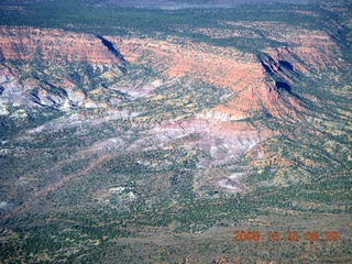 104 6nr. aerial - Utah landscape - orange cliffs