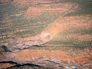 aerial - Utah landscape - orange cliffs
