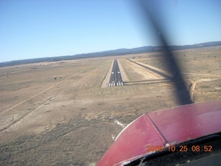 176 6nr. aerial - Bryce Canyon Airport (BCE) final approach