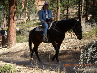 255 6nr. Bryce Canyon - horse and rider - Peek-A-Boo loop