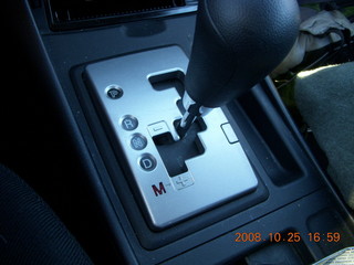 411 6nr. funky transmission control on Mazda