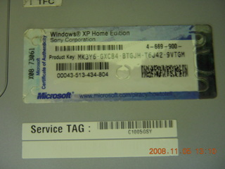 Windows XP number