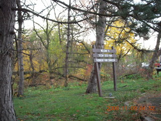 Tookany Creek Park run - park sign