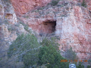 317 6pf. Verde Canyon Railroad - dynamite storage cave
