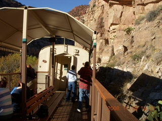 Verde Canyon Railroad - cat at Perkinsville station