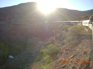 Verde Canyon Railroad - sunset