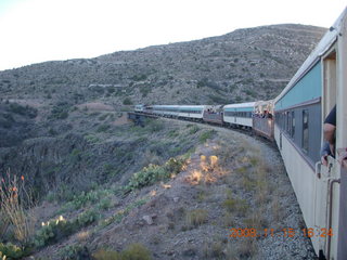 393 6pf. Verde Canyon Railroad - train on curve