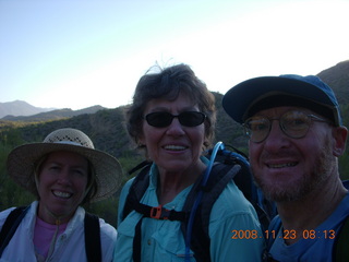 13 6pp. Go John hike - Beth, Bev, and Adam