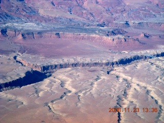 75 6pp. aerial - Grand Canyon - east end, Marble Canyon Airport (L41)