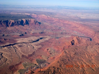 80 6pp. aerial - Grand Canyon - east end, Marble Canyon
