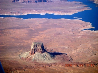 aerial - Grand Canyon - east end, Glen Canyon dam near Page