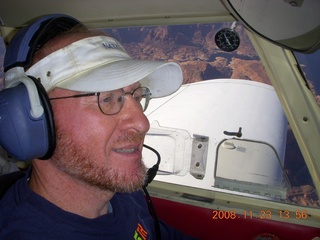 107 6pp. aerial - Adam flying N4372J over Lake Powell